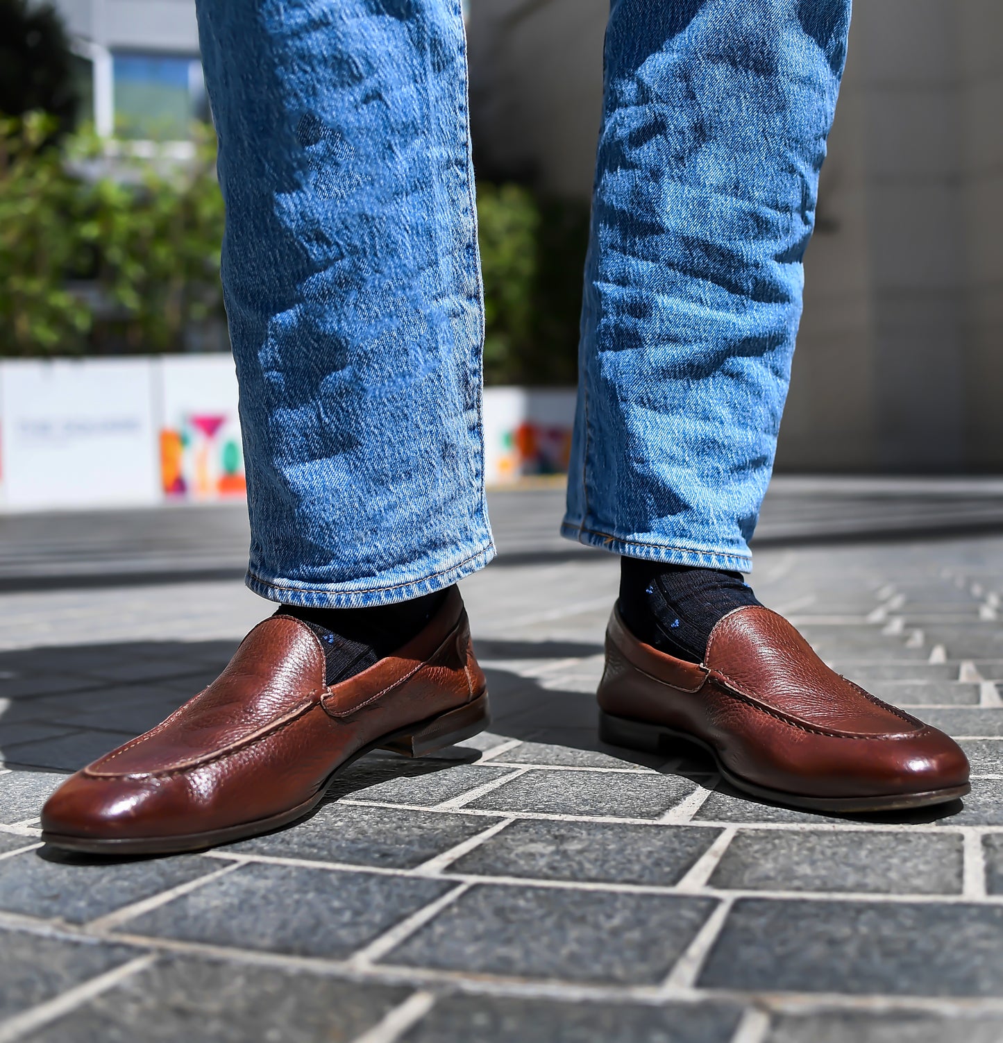 Sestri Softly Lined Deerskin Leather Loafer